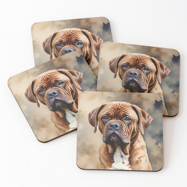 Item preview, Dogue de Bordeaux Watercolor Dog Art designed and sold by MaverlyShop.