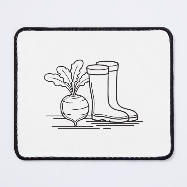 Item preview, Scattered Turnips Beside Rubber Boots designed and sold by rasagamastore.