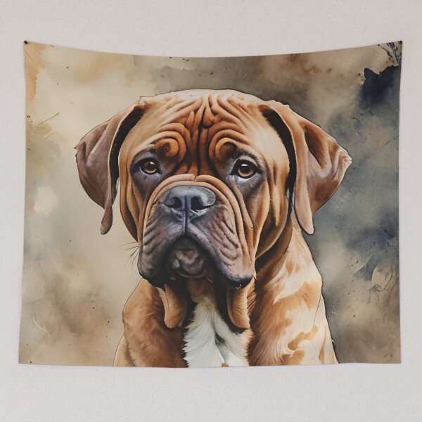 Item preview, Dogue de Bordeaux Watercolor Dog Art designed and sold by MaverlyShop.