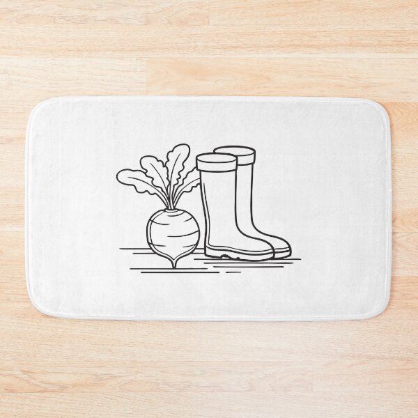 Item preview, Scattered Turnips Beside Rubber Boots designed and sold by rasagamastore.