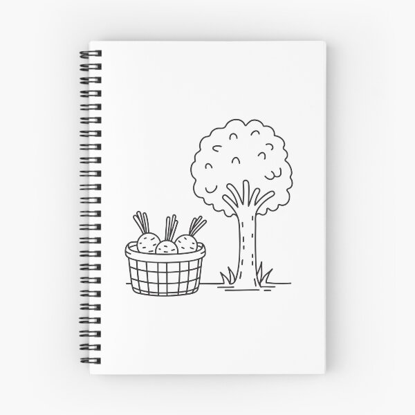 Item preview, Turnips Beside Harvest Basket Under Tree designed and sold by rasagamastore.