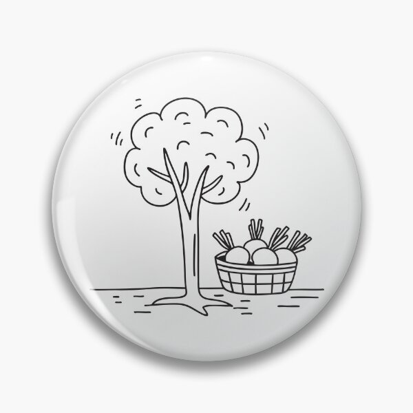 Item preview, Turnips Near Harvest Basket Beneath Tree designed and sold by rasagamastore.