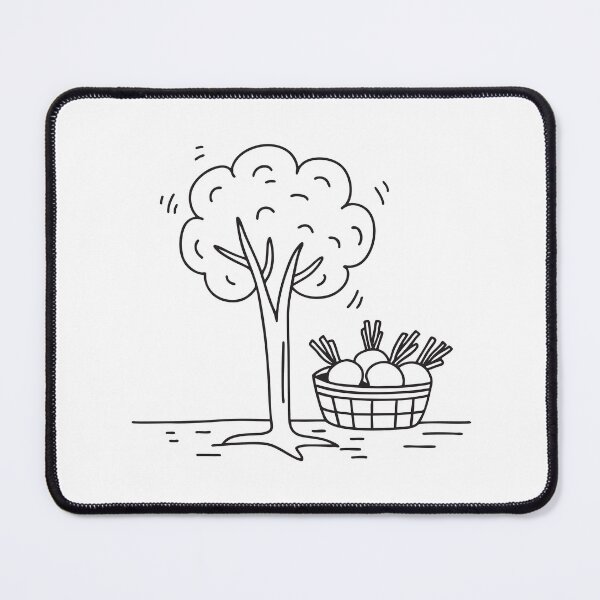 Item preview, Turnips Near Harvest Basket Beneath Tree designed and sold by rasagamastore.