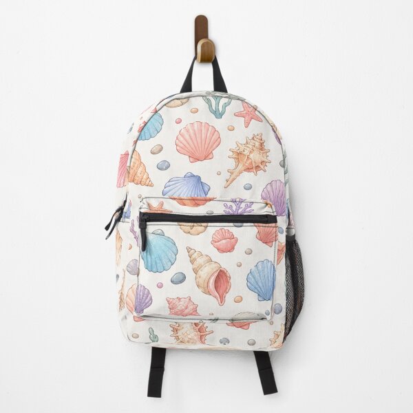 Item preview, Cute Seashell Pattern Pastel Ocean Coastal Beach House Decor designed and sold by Seculinator.