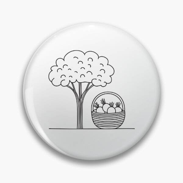 Item preview, Turnips Beside Tree Harvest Basket designed and sold by rasagamastore.