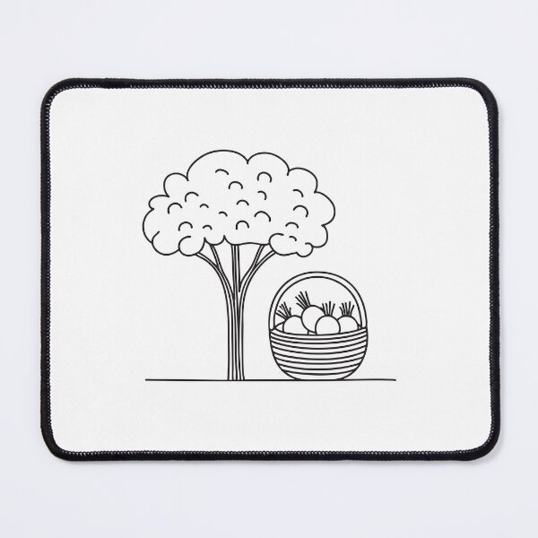 Item preview, Turnips Beside Tree Harvest Basket designed and sold by rasagamastore.