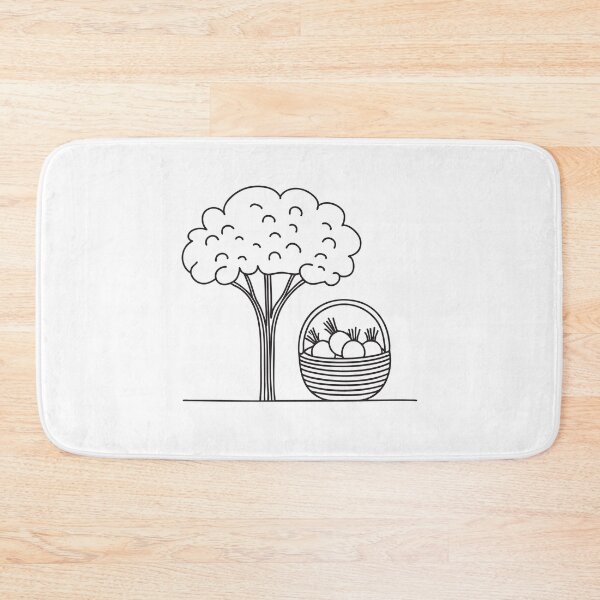 Item preview, Turnips Beside Tree Harvest Basket designed and sold by rasagamastore.