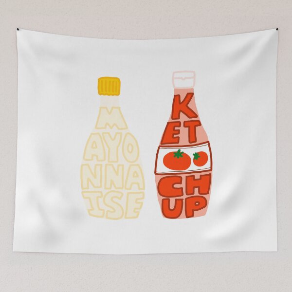 Item preview, Mayonnaise and Ketchup designed and sold by superbaechoo.