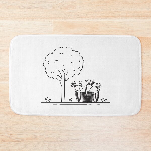 Item preview, Turnips Leaning Against Harvest Basket designed and sold by rasagamastore.