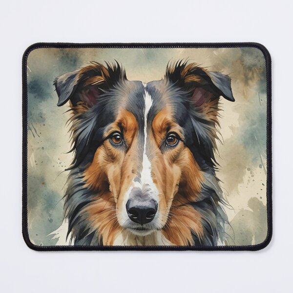 Item preview, Collie Watercolor Dog Art designed and sold by MaverlyShop.