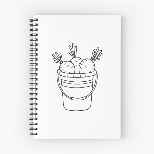 Item preview, Turnips Arranged in Harvest Bucket designed and sold by rasagamastore.