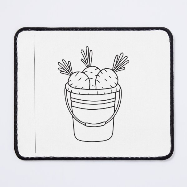 Item preview, Turnips Arranged in Harvest Bucket designed and sold by rasagamastore.