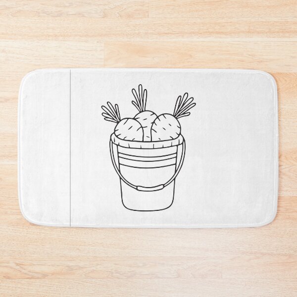 Item preview, Turnips Arranged in Harvest Bucket designed and sold by rasagamastore.
