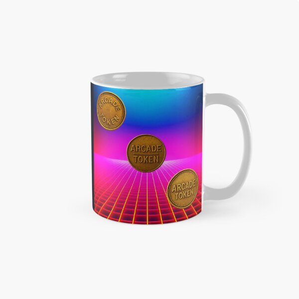 Item preview, ❇️ INSERT COIN TO CONTINUE COLLECTION ❇️ - Arcade Token – Neon Grid Edition v14 designed and sold by WheelieGdArt.