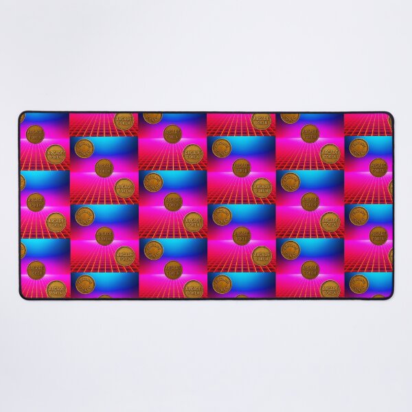 Item preview, ❇️ INSERT COIN TO CONTINUE COLLECTION ❇️ - Arcade Token – Neon Grid Edition v14 designed and sold by WheelieGdArt.