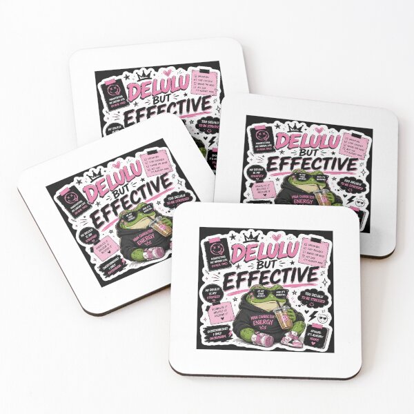 Item preview, Delulu But Effective | Main Character Energy Gen Z Sticker designed and sold by Ananyamalik12.