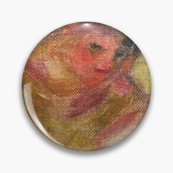 Item preview, Young Woman in Sunlit Garden Reverie designed and sold by artofuniverse.