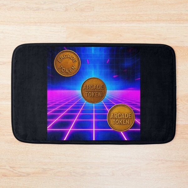 Item preview, ❇️ INSERT COIN TO CONTINUE COLLECTION ❇️ - Arcade Token – Neon Grid Edition v15 designed and sold by WheelieGdArt.