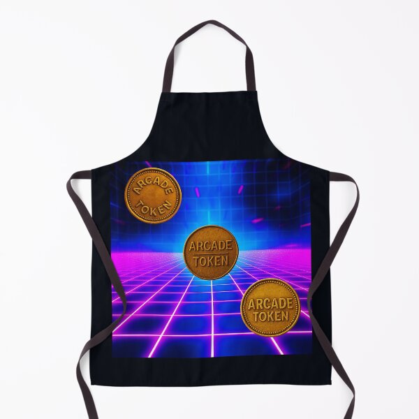 Item preview, ❇️ INSERT COIN TO CONTINUE COLLECTION ❇️ - Arcade Token – Neon Grid Edition v15 designed and sold by WheelieGdArt.