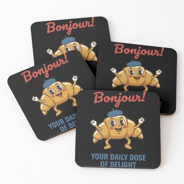 Item preview, Breakfast Bonjour Your Daily Dose Of Delight Funny designed and sold by LuminOrb.