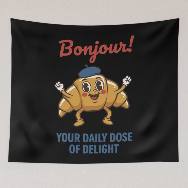 Item preview, Breakfast Bonjour Your Daily Dose Of Delight Funny designed and sold by LuminOrb.