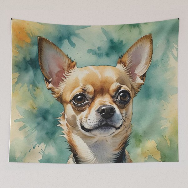 Item preview, Chihuahua Watercolor Dog Art designed and sold by MaverlyShop.