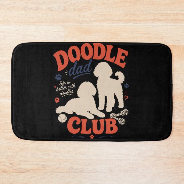 Item preview, Doodle Dad Club Shirt, Mini Aussiedoodle Dog Shirt, Dog Lover Tshirt, Gift For Dog Dads, Custom New Dog Dad  designed and sold by THREE LITTLE BEANS.