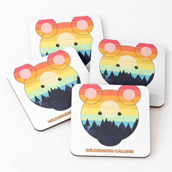 Item preview, Wilderness Calling I Must Go - Retro Sunset Bear Nature Art designed and sold by EdgeSphere.