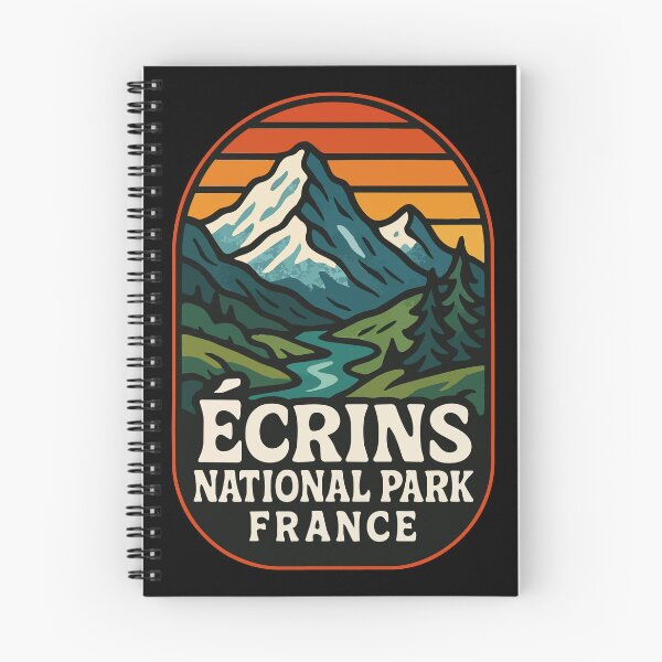 Item preview, Ecrins National Park France Retro Travel designed and sold by TomFrontierArt.