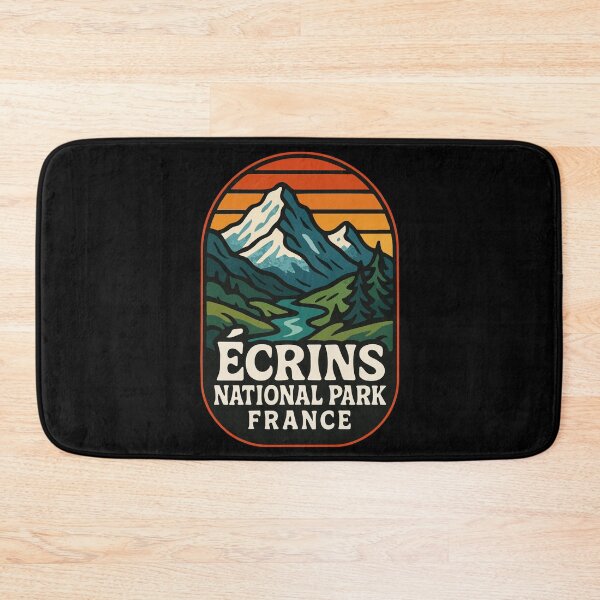 Item preview, Ecrins National Park France Retro Travel designed and sold by TomFrontierArt.