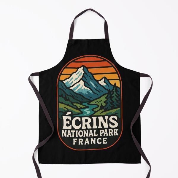 Item preview, Ecrins National Park France Retro Travel designed and sold by TomFrontierArt.