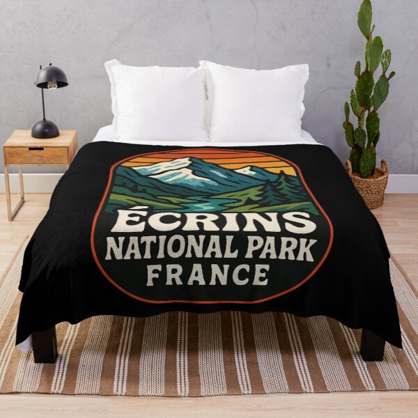 Item preview, Ecrins National Park France Retro Travel designed and sold by TomFrontierArt.