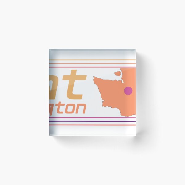 Item preview, Kent Washington City Marked On State Map designed and sold by TheIconSmith.