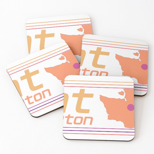 Item preview, Kent Washington City Marked On State Map designed and sold by TheIconSmith.