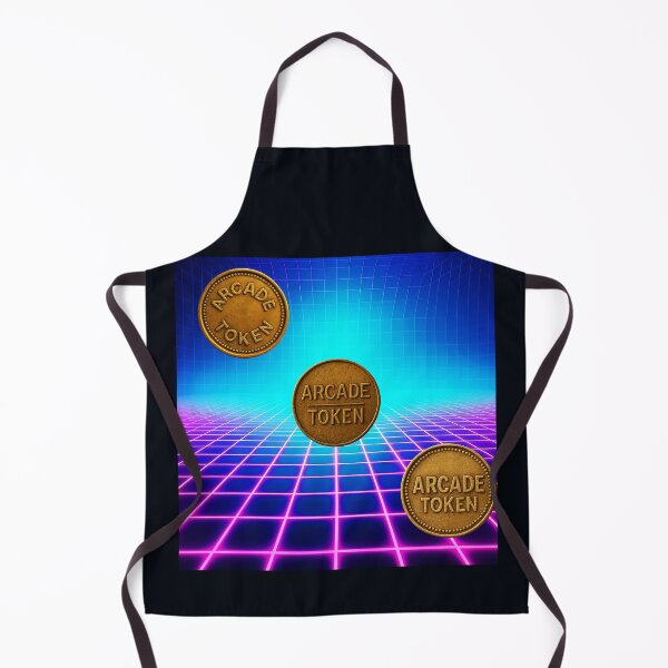 Item preview, ❇️ INSERT COIN TO CONTINUE COLLECTION ❇️ - Arcade Token – Neon Grid Edition v16 designed and sold by WheelieGdArt.