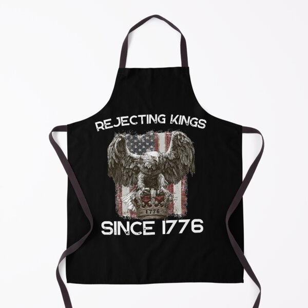 Item preview, Rejecting Kings Since 1776 Funny Patriotic American Eagle T-Shirt designed and sold by VectorForge.
