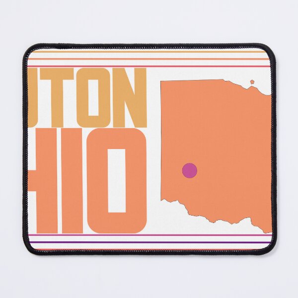 Item preview, Dayton Ohio City Marked On State Map designed and sold by TheIconSmith.