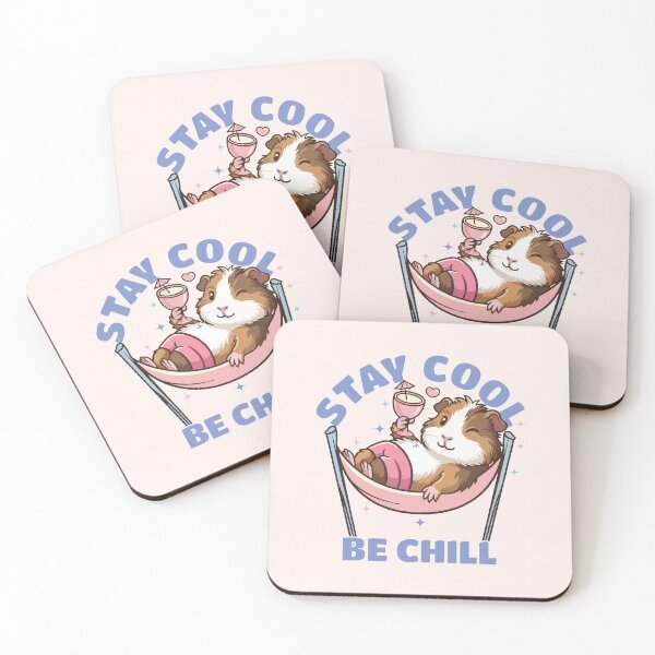 Item preview, Stay Cool Be Chill Cute Guinea Pig in Kawaii Funny Pet Lover Graphic designed and sold by artworkathome.