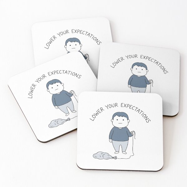 Item preview, Lower Your Expectations Funny Pessimist Dark Humor designed and sold by kwcricky.