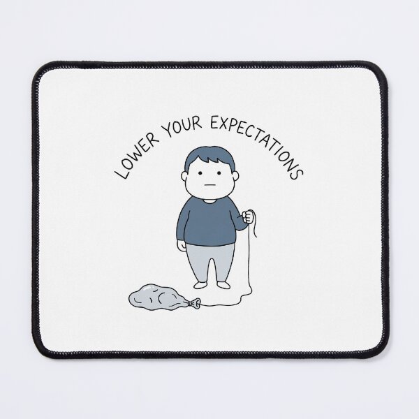 Item preview, Lower Your Expectations Funny Pessimist Dark Humor designed and sold by kwcricky.