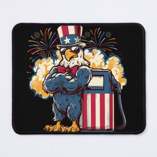 Item preview, The Metric System Cant Measure Freedom Funny 4th of July Eagle T-Shirt designed and sold by VectorForge.