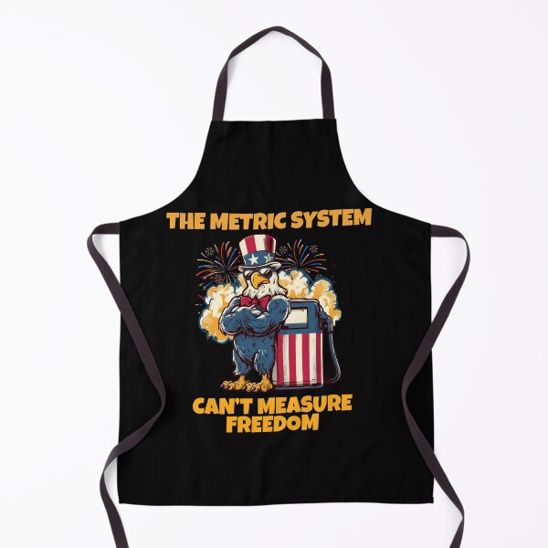 Item preview, The Metric System Cant Measure Freedom Funny 4th of July Eagle T-Shirt designed and sold by VectorForge.