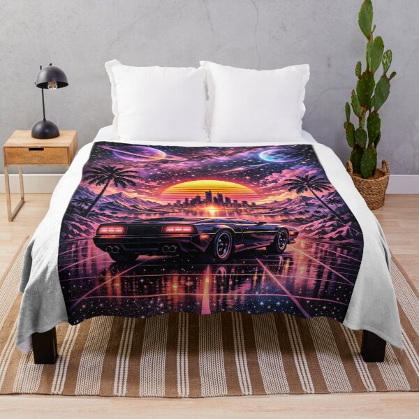 Item preview, Retro Synthwave Sunset - Neon City Nights Vaporwave Cyberpunk Art designed and sold by EdgeSphere.