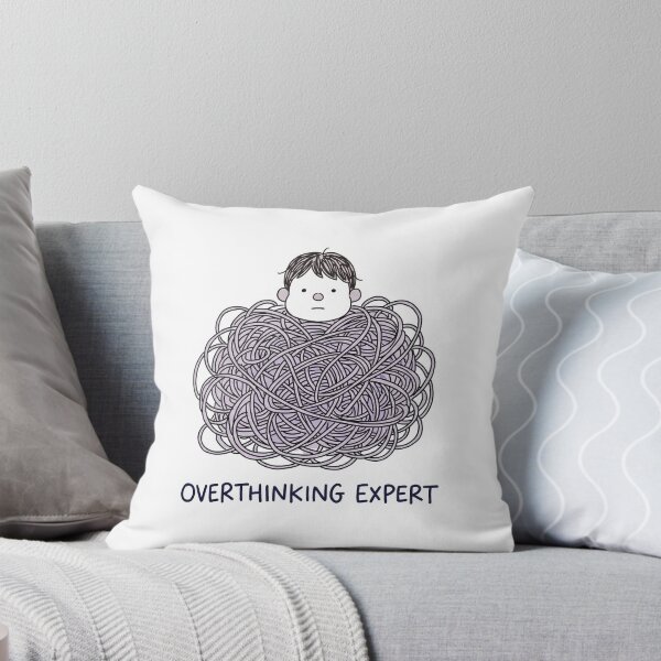 Item preview, Overthinking Expert Funny Anxiety Mental Health Humor designed and sold by kwcricky.