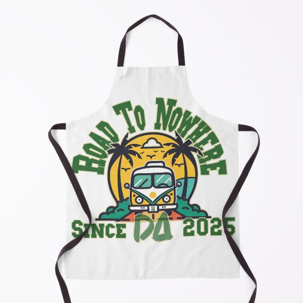 Item preview, Road To Nowhere Vintage Varsity Camper Van Retro Beach Travel Streetwear Graphic designed and sold by DesignArtist.ia.