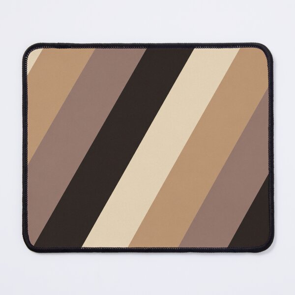 Item preview, Neutral Diagonal Colorblock Pattern - Taupe Cream Stripe designed and sold by Louis Calveri™.