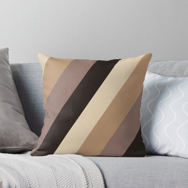 Item preview, Neutral Diagonal Colorblock Pattern - Taupe Cream Stripe designed and sold by Louis Calveri™.