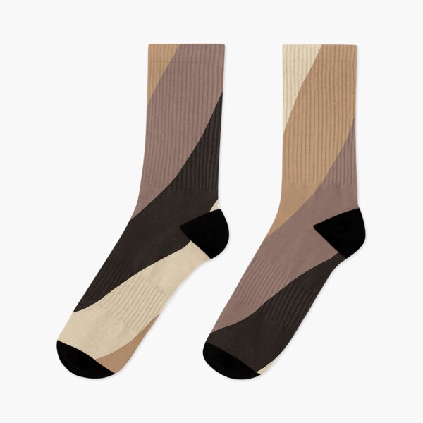 Item preview, Neutral Diagonal Colorblock Pattern - Taupe Cream Stripe designed and sold by Louis Calveri™.
