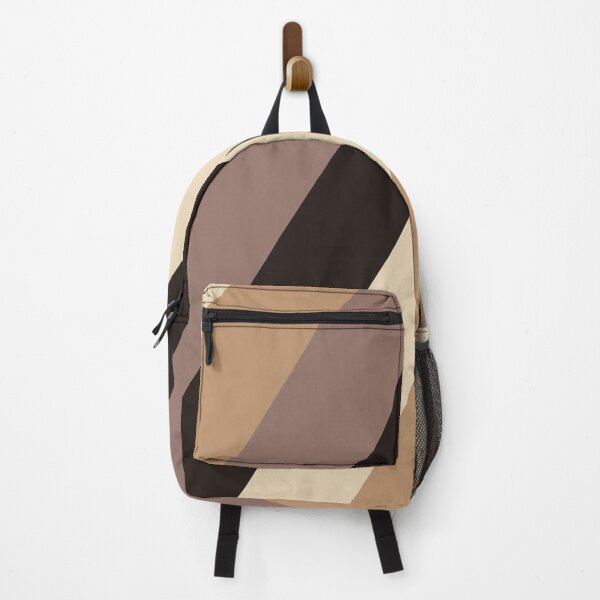 Item preview, Neutral Diagonal Colorblock Pattern - Taupe Cream Stripe designed and sold by Louis Calveri™.