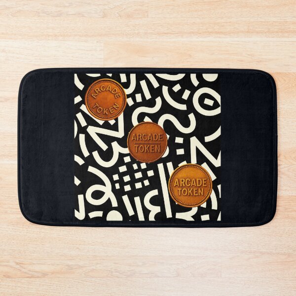 Item preview, ❇️ INSERT COIN TO CONTINUE COLLECTION ❇️ - Arcade Carpet and Tokens - Retro Edition v2 designed and sold by WheelieGdArt.